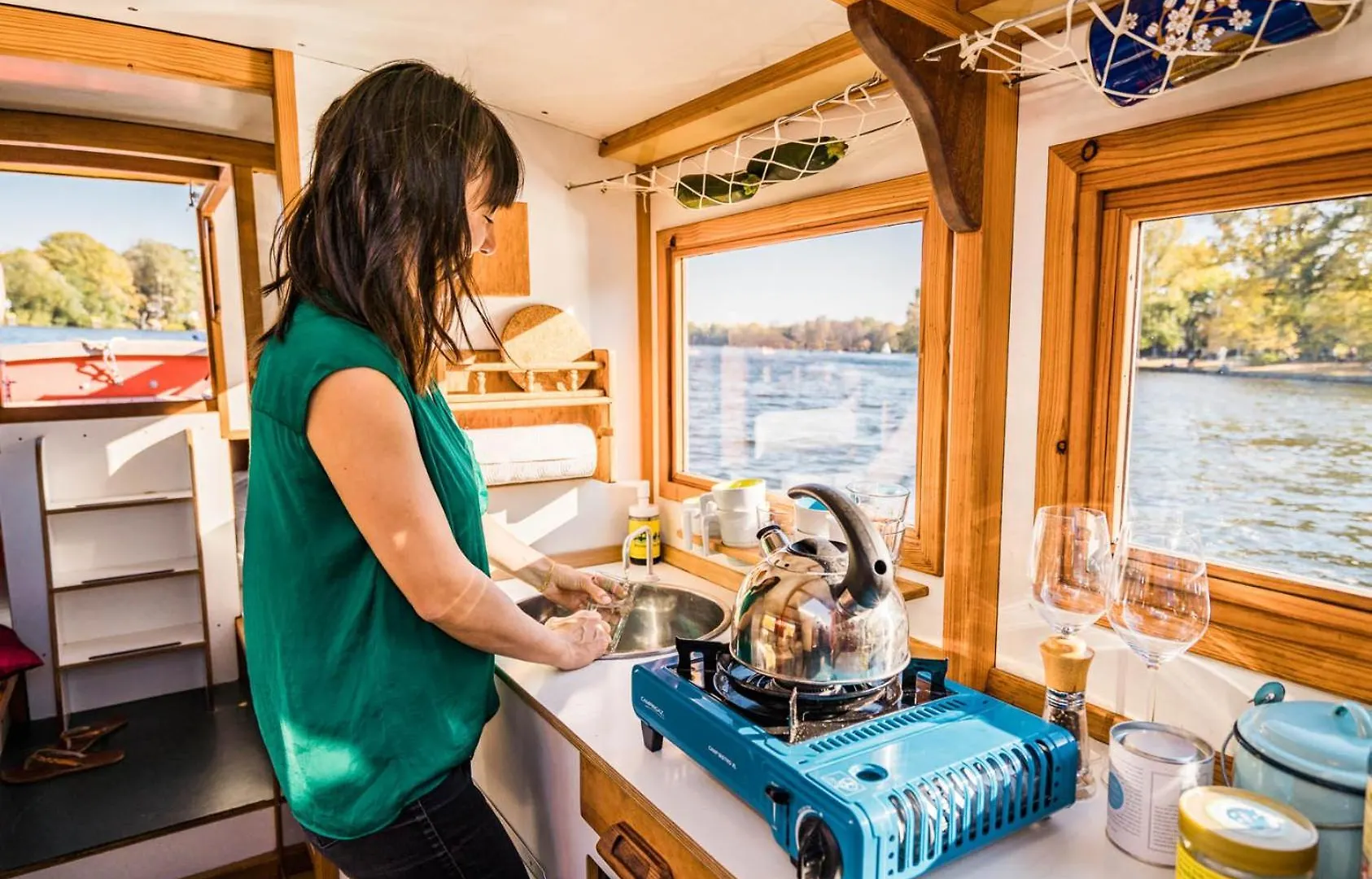 Hausboot Tour Mit Der Wasserkutsche - Fuehrerscheinfrei Berlin